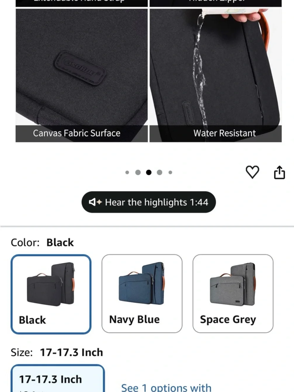 Casebuy brand laptop sleeve soft case with handle .